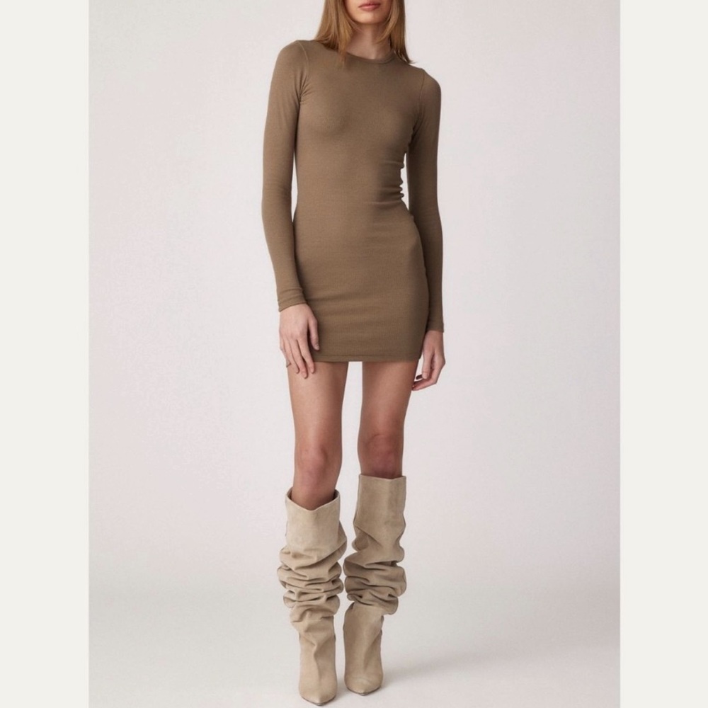 Clyque Tiana Dress in Khaki